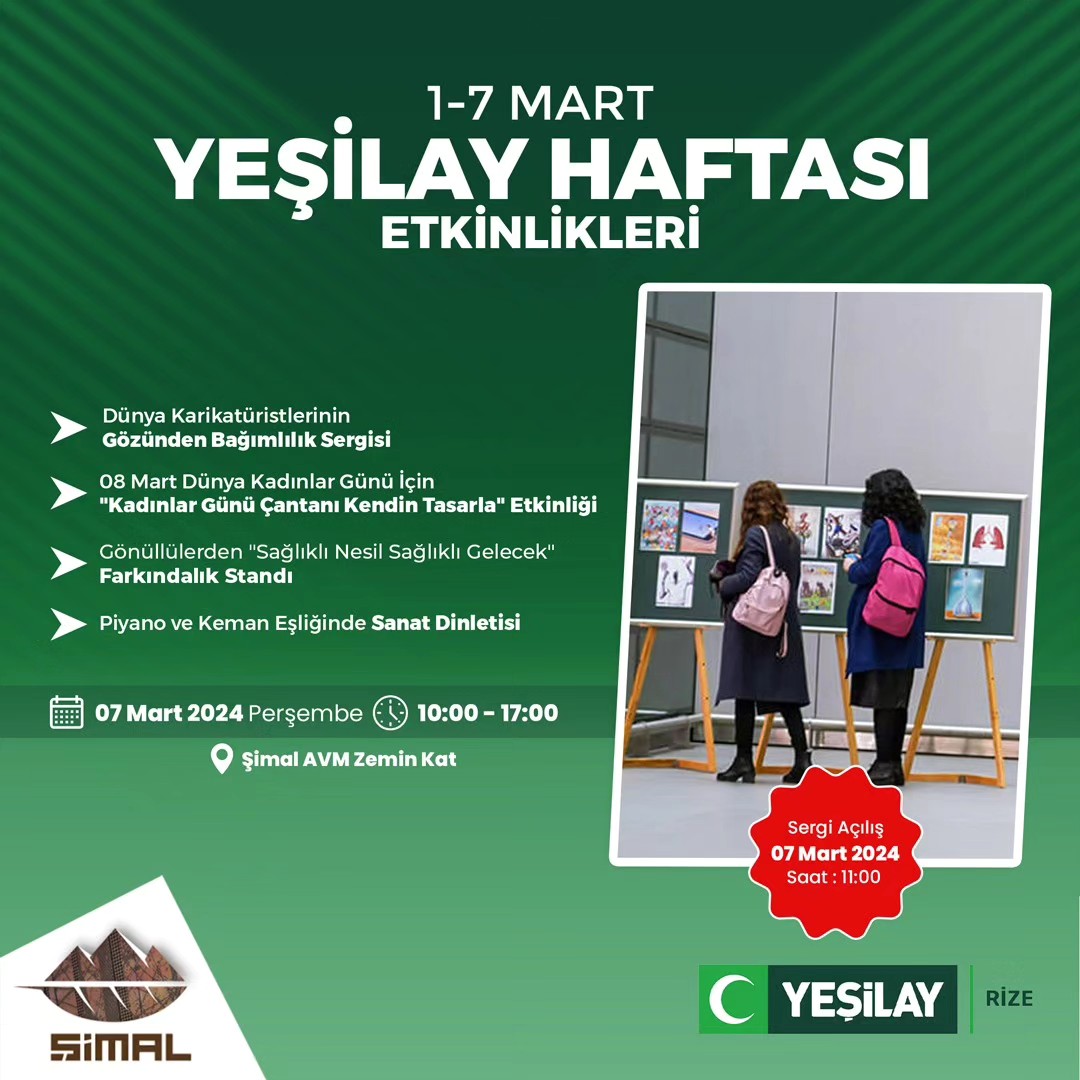 “1-7 Yeşilay Haftası” Etkinliği