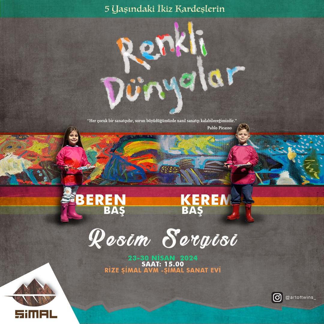 “Renkli Dünyalar” Resim Sergisi