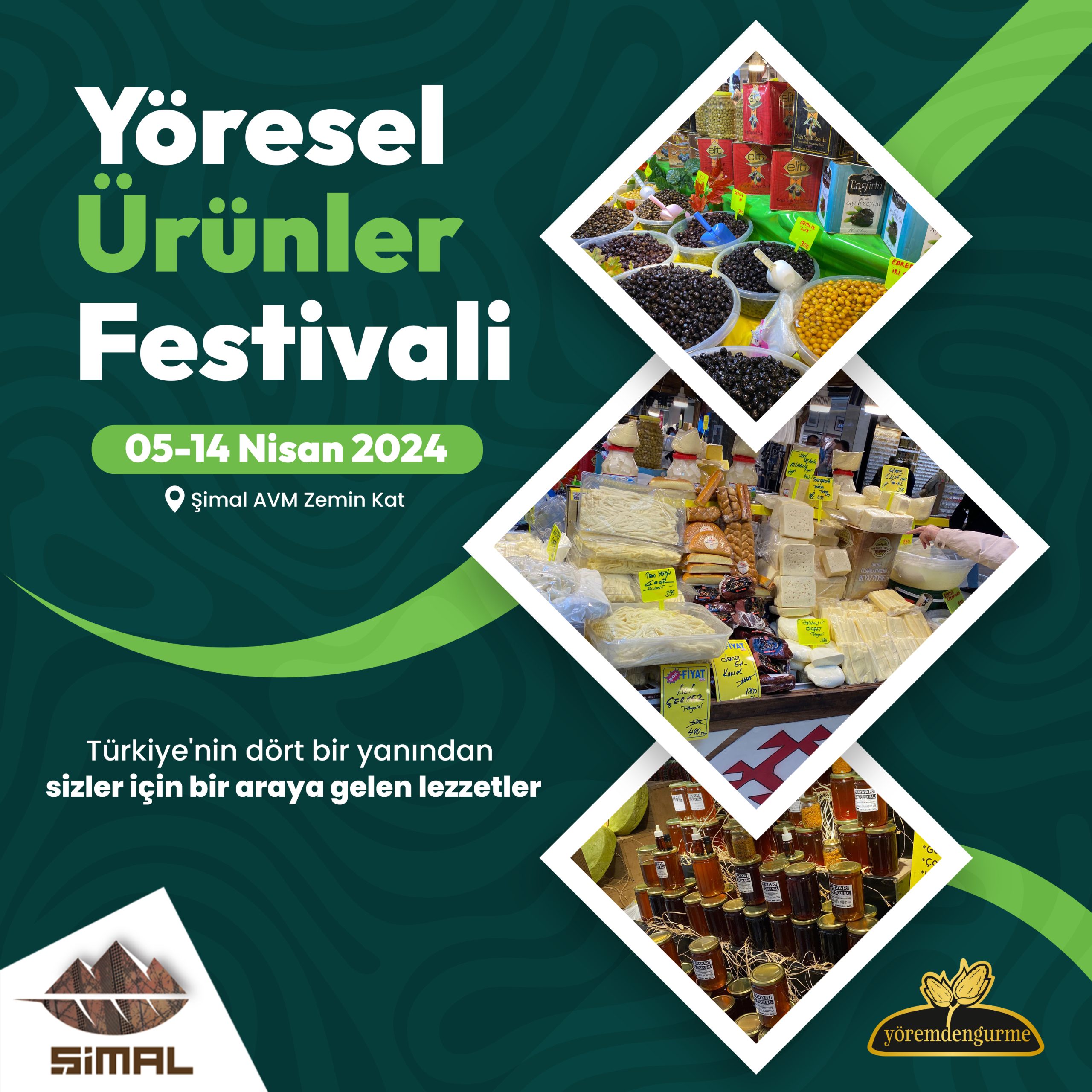 “Yöresel Ürünler Festivali” Şimal AVM’de!