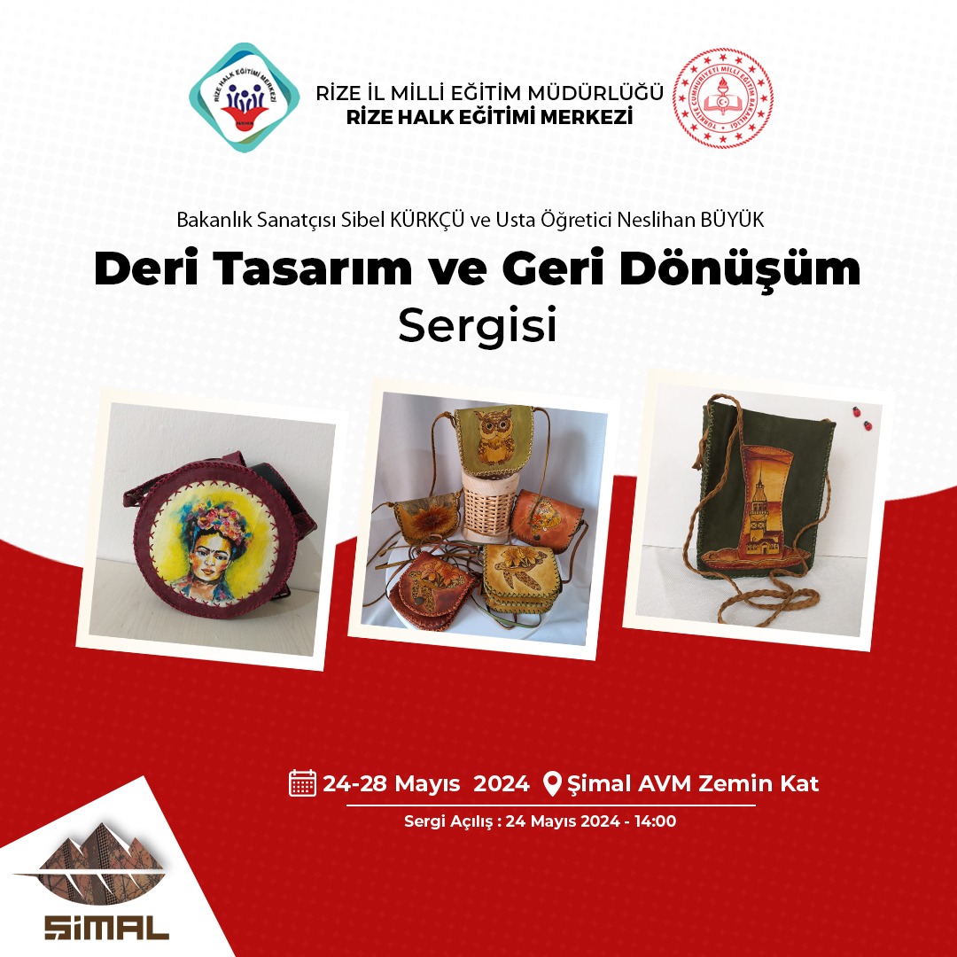 Deri Tasarım ve Geri Dönüşüm Sergisi