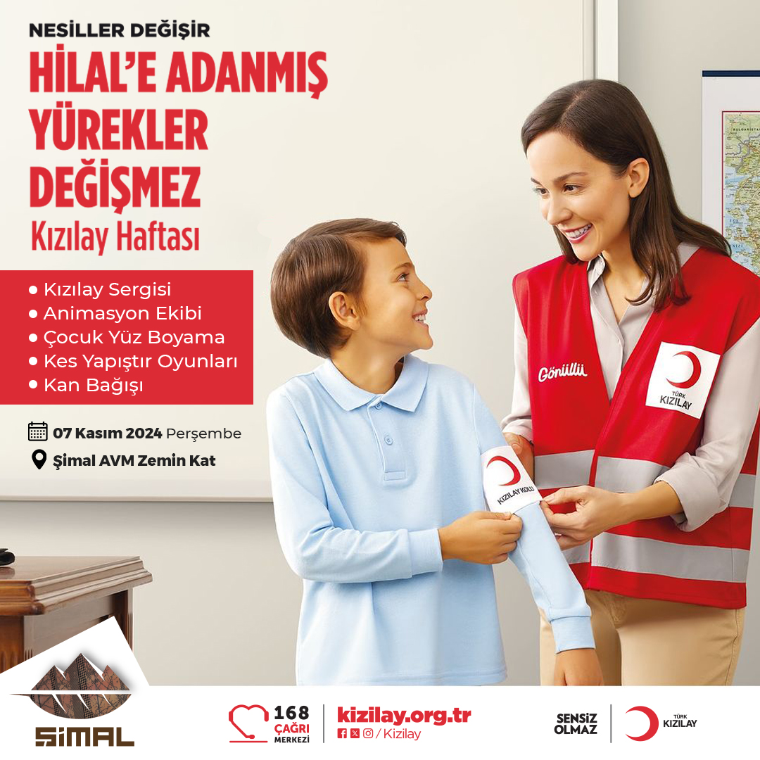 Kızılay Haftası Etkinlikleri